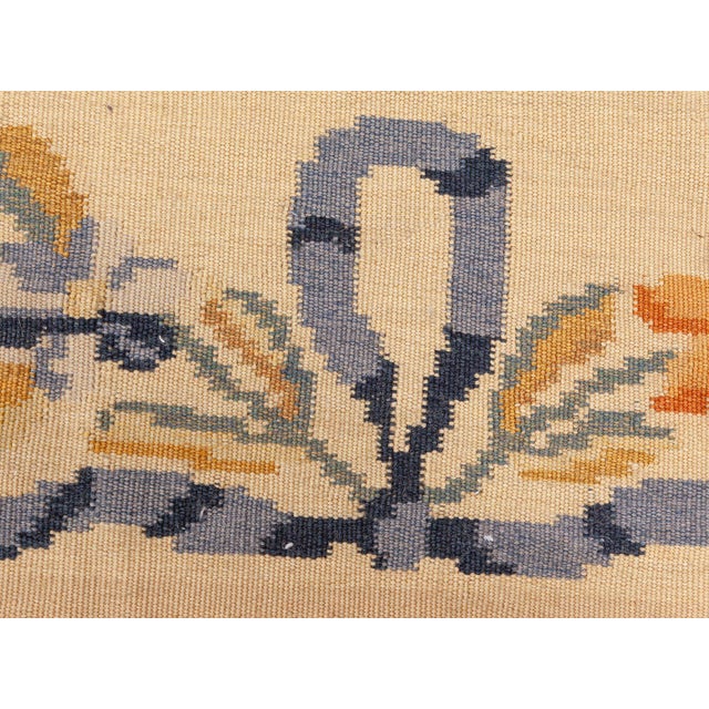 Textile Contemporary Floral Bessarabian Design Handmade Wool Rug by Doris Leslie Blau For Sale - Image 7 of 9