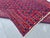 Mushwani Red and Blue Andkhoy Hand-Knotted Wool Rug - 6'4" X 9'11" For Sale - Image 10 of 11