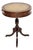 Antique Regency Style Leather Top Drum Table, 1950 For Sale