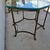 Vintage La Barge Side Table Brass Glass Hoof Footed Octagonal Labarge For Sale - Image 12 of 12