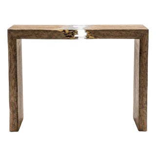 Fracture Bois Déchiré Sculptural Console Table by Meubles Thouret For Sale