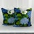 2020s Hydrangea Paul Poiret Attributed to Schumacher 20”x20” Feather/Down Pillows - A Pair For Sale - Image 5 of 5