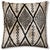 2020s Black & Ivory Geometric Silk Velvet Pillow 20x20 | Handmade Designer Cushion For Sale - Image 5 of 8
