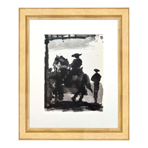 1960s Pablo Picasso Toros Y Toreros 8 Dated 5/7/59 Framed
