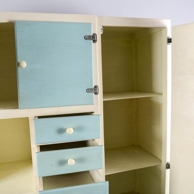 Restored and Repainted Vintage Kitchen Cabinet For Sale - Image 6 of 18