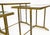 Metal Set of MCM Solid Brass Faux Bamboo Glass Top Nesting Side End Tables Stands For Sale - Image 7 of 15