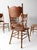 Vintage Oak Dining Chairs Set of 5 For Sale - Image 12 of 18