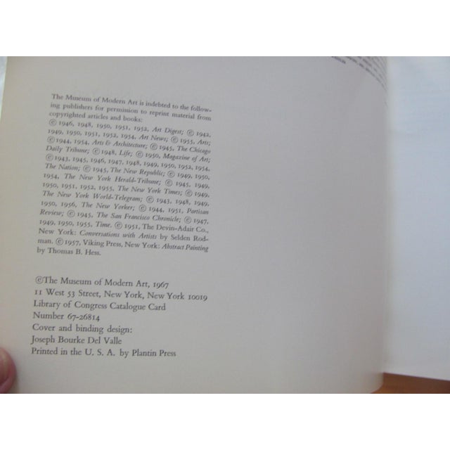 Jackson Pollock "Jackson Pollock" Moma Exhibit Catalogue 1969 For Sale - Image 4 of 10