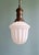 Art Deco Pendant Light in Molded White Pressed Glass, 1920s-1930s For Sale - Image 13 of 15