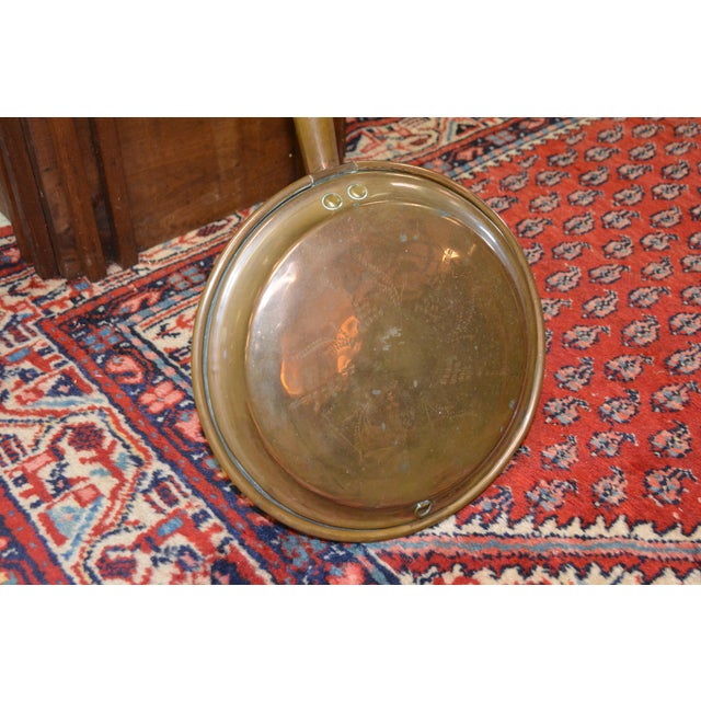 Antique Copper & Wood Long Handled Bed Warmer Pan - Signed T. Hale & Co - England For Sale - Image 10 of 18