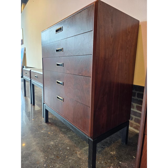 1960s Walnut Founders by David Parmalee Dresser MCM Vintage For Sale - Image 5 of 13