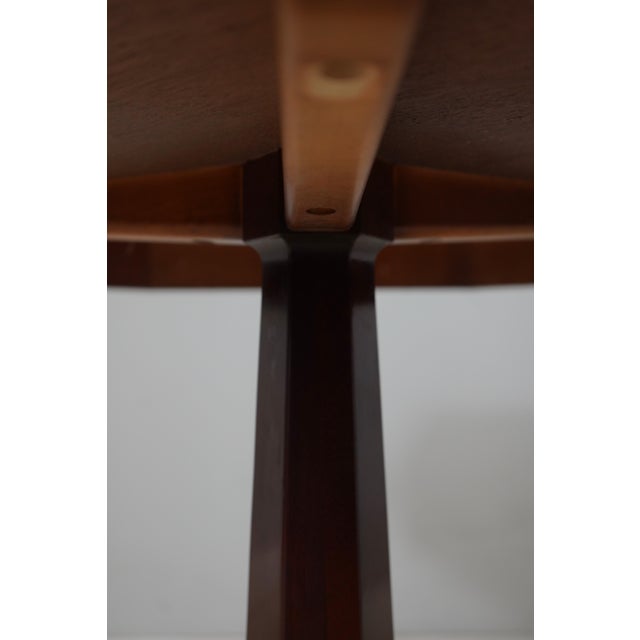 Kindel Inlaid Mahogany Neoclassical Hexagon End Table For Sale - Image 12 of 14