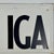 Vintage Metal Sign for an International Grocers Alliance (Iga) Store, Adam's For Sale - Image 4 of 8