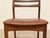 Set of 4 Vintage Danish Modern Rosewood Dining Chairs With Brown Upholstered Seats For Sale - Image 12 of 12