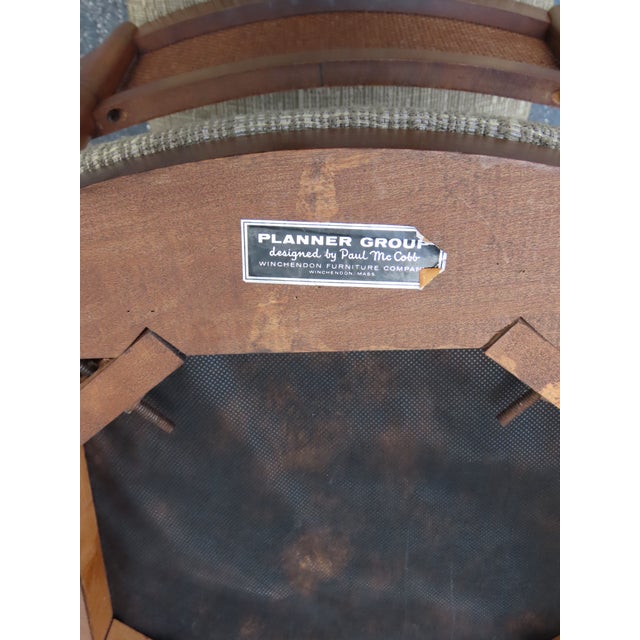 Paul McCobb for Planner Group Mid Century Caned Dining Chairs Set of Eight 6323 For Sale - Image 12 of 18