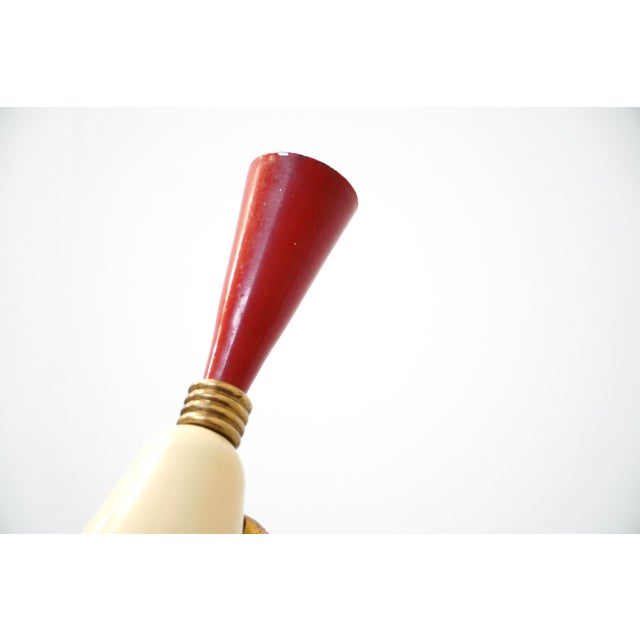 Vintage Italian Diabolo Wall Lamps, 1950s, Set of 2 For Sale - Image 6 of 12