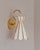 Traditional Mitzi Lyra 7 in. 1 Light Wall Sconce in Aged Brass Finish For Sale - Image 3 of 5