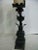 19th Century Large Historic Chateau Iron Candelabra - a Pair For Sale In West Palm - Image 6 of 9