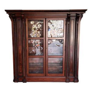 Majestic Vintage Henredon Lighted Display Cabinet Cupboard