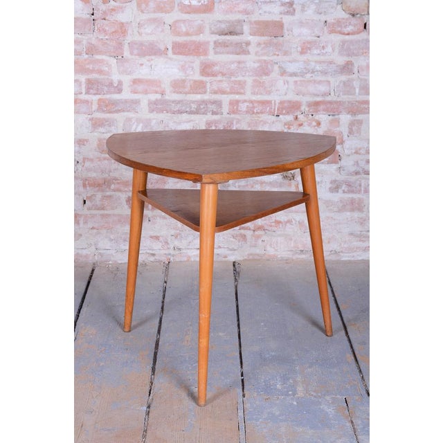 Mid-Century Wooden Table by Český Nábytek-Np Jičín, Czech, 1950s For Sale - Image 4 of 10