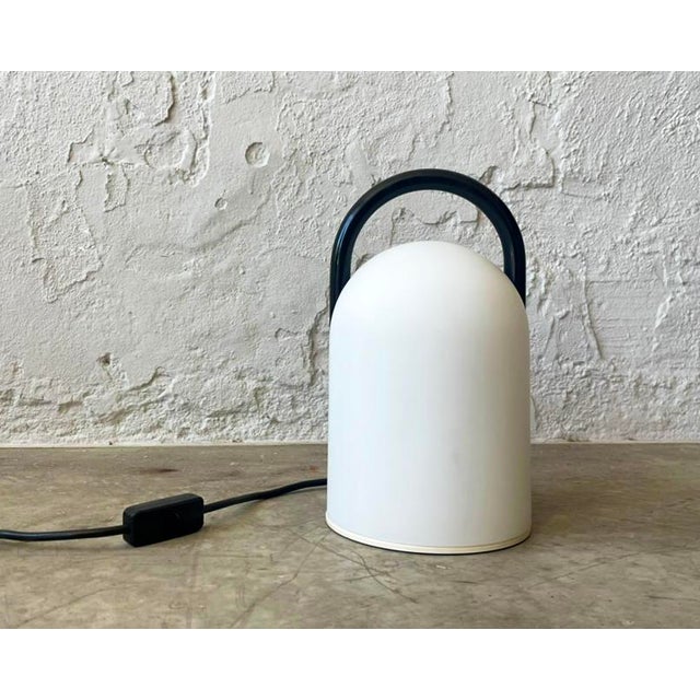 Opaline Table Lamp, Italy, 1980s For Sale - Image 4 of 6