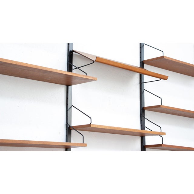 Vintage Royal System Bookcase with Drop-Leaf Table by Poul Cadovius, 1950s For Sale - Image 11 of 13