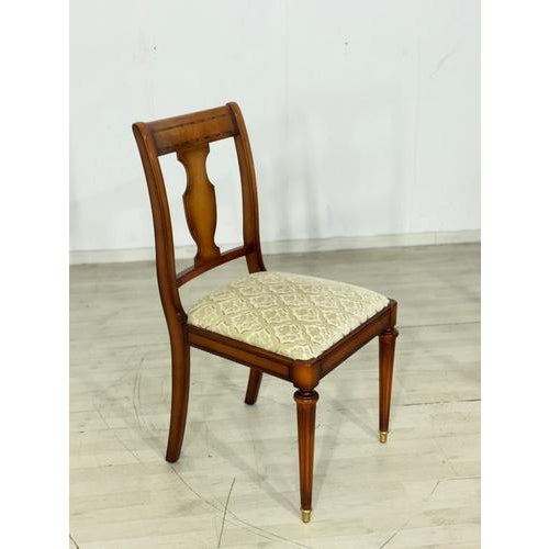 Vintage Dining Chairs in Cherrywood from Warrings, Set of 6 For Sale - Image 4 of 12