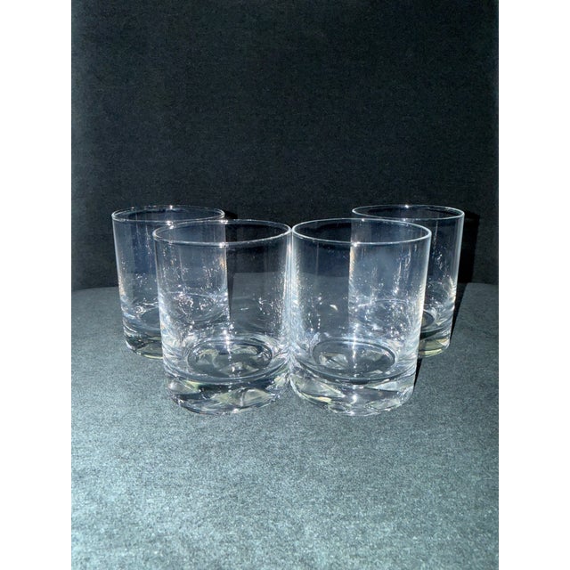 Vintage Set of 4 Tapio Wirkkala Ice Breaker Low Ball Glasses by Iittala, Made in Finland For Sale In Washington DC - Image 6 of 6