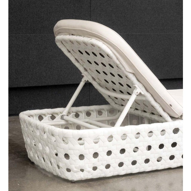 Textile Skyline Design Chaise Longues, Pair For Sale - Image 7 of 10