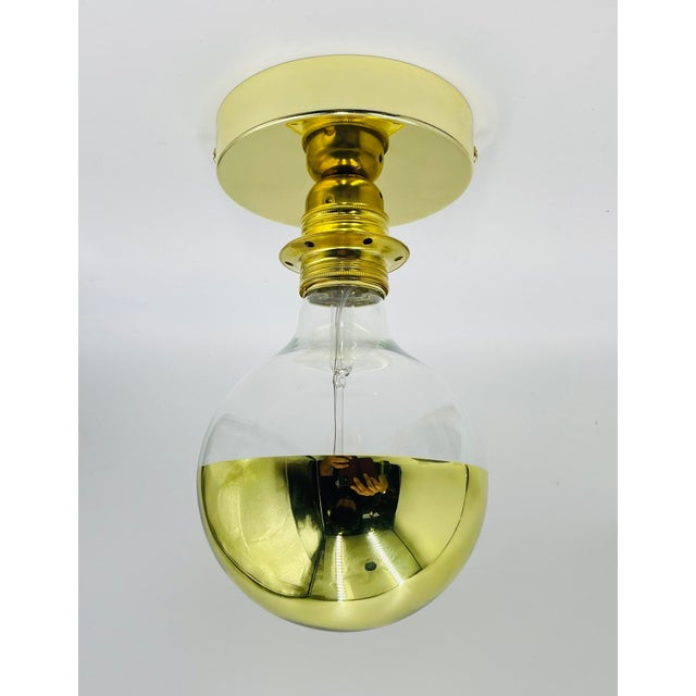 Blue Resin & Brass Ceiling Light by Luca for Fermaluce, Italy 2022 For Sale - Image 13 of 15