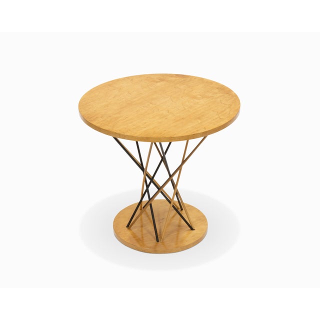 Mid-Century Modern Vintage Handcrafted "Cyclone" Style Side Table For Sale - Image 3 of 7