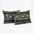 Mid-Century Modern Turkish Kilim Lumbar Pillow Cover 14'' X 20'' - Set of Two For Sale - Image 3 of 4