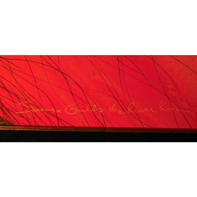 Frank Howell "Summer Guilds the River Rose" Ed#AP For Sale - Image 4 of 7