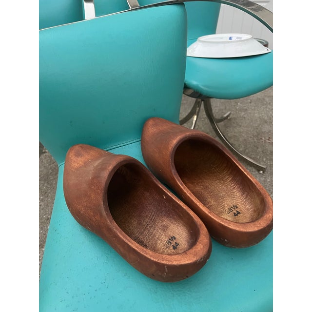 Up for consideration is a beautiful vintage pair of wooden hand carved clogs. These would look lovely in your home and...