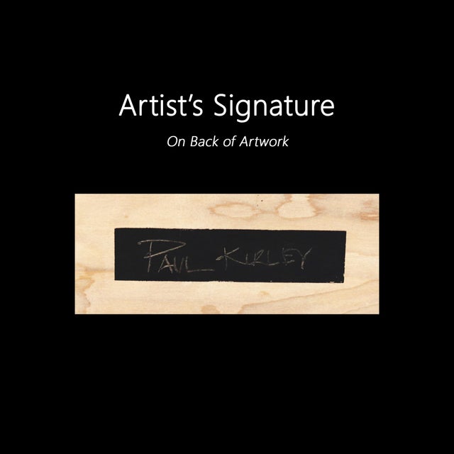 Walk at Dusk in Beverly Glen - Framed Textural Abstract Mixed Media Original Artwork by Paul Kirley For Sale - Image 9 of 9