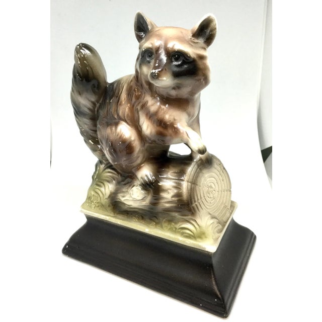 Antique Bisque Porcelain Raccoon Figurine For Sale - Image 13 of 13