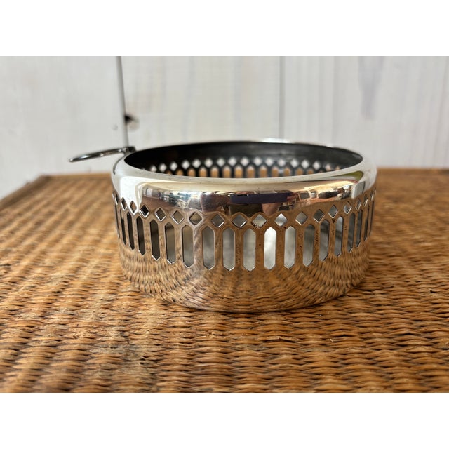 Mid-Century Modern Mid 20th Century Mid-Century Modern Bellini Silver Plate Champagne Coaster For Sale - Image 3 of 8