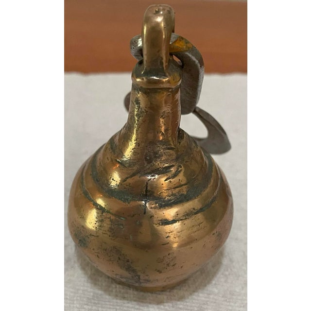 Brass Set of 3 Antique Greek Brass Weights For Sale - Image 8 of 9