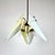 Mid-Century Italian Pendant Light in Brass and Glass, 1950s For Sale - Image 4 of 5