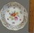 French Vintage Oscar De La Renta Plate From West Germany Painted Floral Pierced Edge For Sale - Image 3 of 8