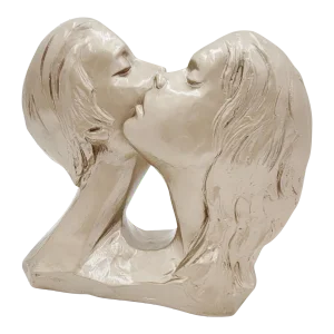 Austin Productions Sculpture Small "Faces of Love" Signed Dated 1982