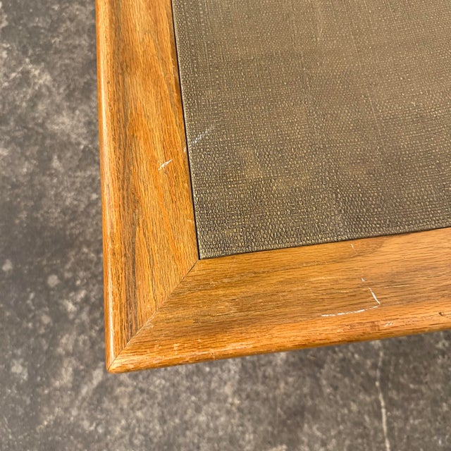 Mid-Century Modern 1950s Jack Van Der Molen Oak Coffee Table For Sale - Image 3 of 10