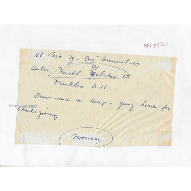 Figurative 1962 Sailor on Leave Photograph For Sale - Image 3 of 3