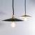 1930s French Green Café Enamel Coolie Light, 1930s For Sale - Image 5 of 10