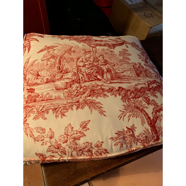 Wood Vintage French Style Settee Arm Chair For Sale - Image 7 of 8