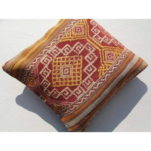 Kilim Rug Pillow For Sale In Houston - Image 6 of 11