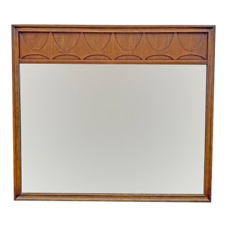 Broyhill Brasilia Wall Mirror in Vintage Mid Century Modern Style For Sale