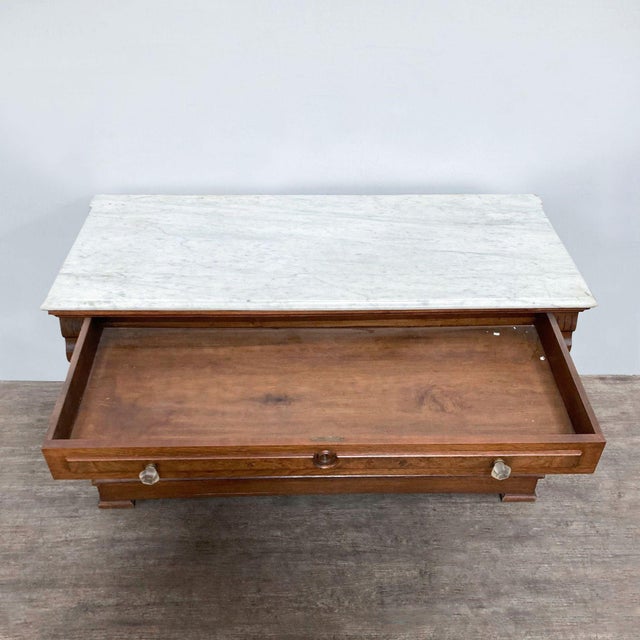1940s Vintage Marble Top Dresser Chairish