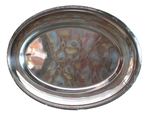 Large Dish in Silver Metal from Maison Christofle