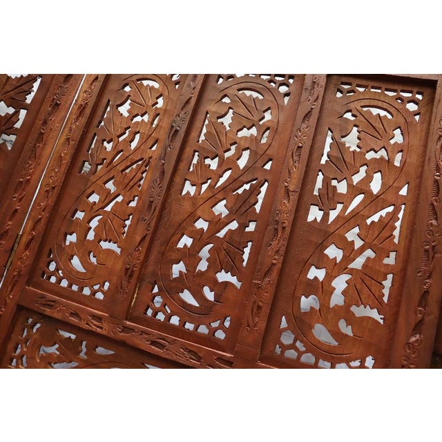 Vintage Double-Sided Room Divider in Teak, 2000s For Sale - Image 12 of 16